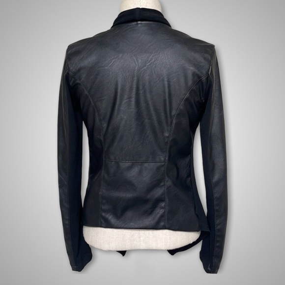 { Blank NYC } - Asymmetrical Zip-Up Jacket - Picture 2 of 4